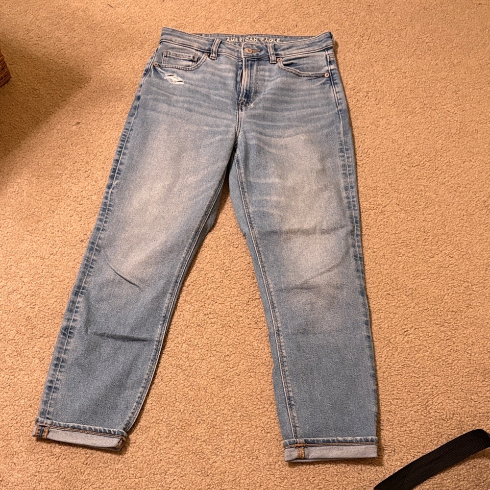 American Eagle Outfitters Light Blue Mom Jeans